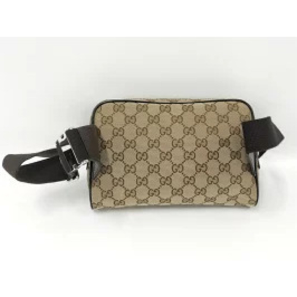 Gucci waist Belt Bum GG brown Body canvas bag Crossbody
